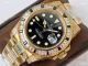 (ROF) AAA Swiss Rolex GMT-Master II Custom Watch - Black Diamond Bezel All Gold 40mm (2)_th.jpg